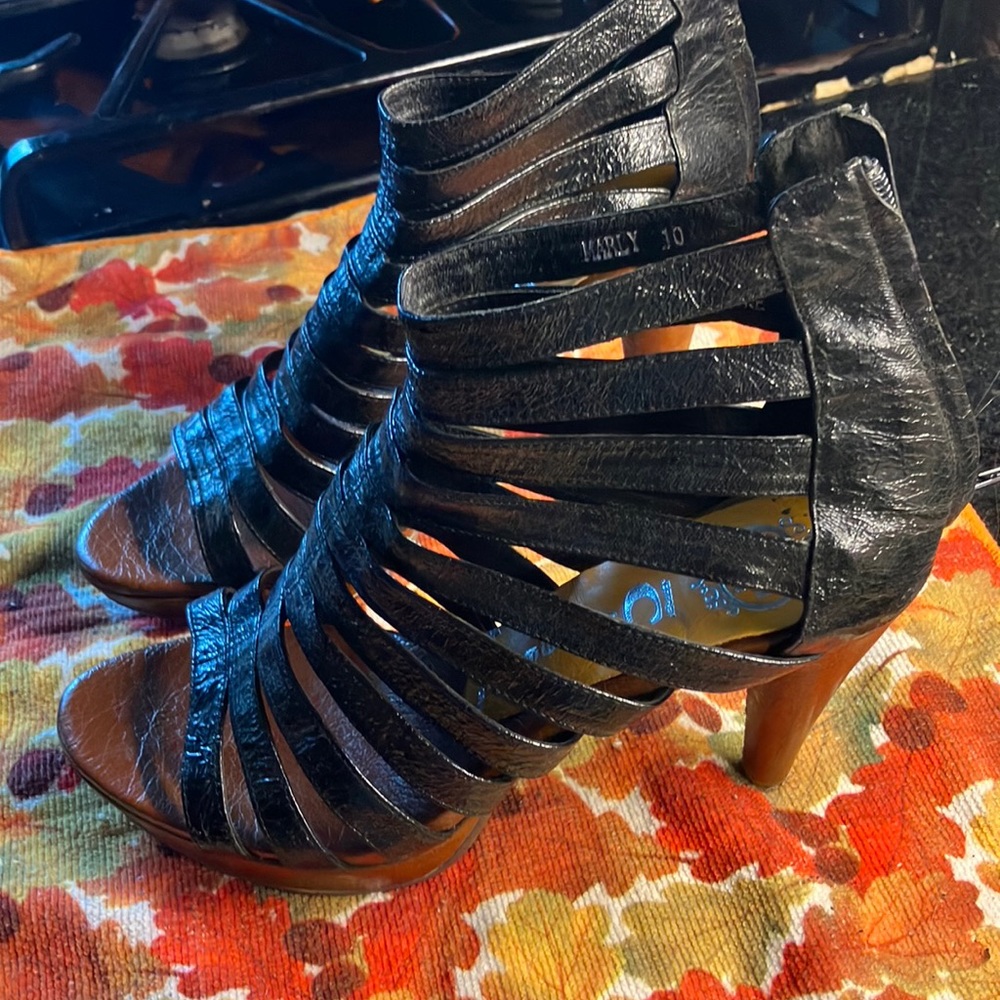 Jeffrey Cambell handmade booty sandals. Good shape. Worn maybe 10 times.